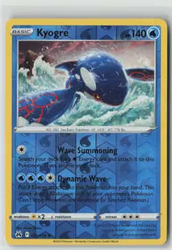 KYOGRE 036/159 HOLO RARE CROWN ZENITH POKEMON REVERSE HOLO NM/M KOUKI SAITOU - Image 1