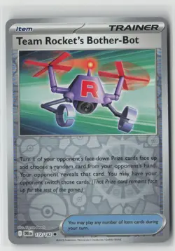 TEAM ROCKET'S BOTHER-BOT 172/182 DESTINED RIVALS POKEMON REVERSE HOLO NM - Image 1