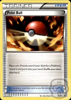 Poke Ball 35/39 Kalos Starter Set Pokemon NM/M - Image 3
