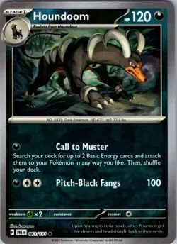 Houndoom (Poke Ball Pattern) Common SV: Prismatic Evolutions 063/131 NM Pokemon - Image 1