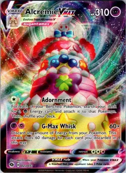Alcremie VMAX Ultra Rare Champion's Path 23/73 NM Pokemon - Image 1