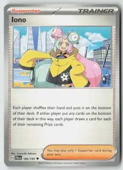 IONO 185/193 UNCOMMON PALDEA EVOLVED POKEMON NM/M SANOSUKE SAKUMA - Image 1