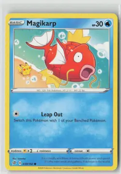 MAGIKARP 039/192 COMMON REBEL CLASH POKEMON NM/M KANAHEI - Image 1