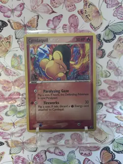 Pokemon TCG Cyndaquil EX Unseen Forces Reverse Holo Stamp 54/115 DMG - Image 1