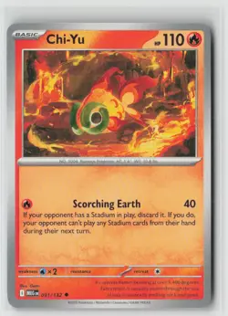 CHI-YU 031/132 UNCOMMON MEGA EVOLUTION POKEMON NM/M GEMI - Image 1
