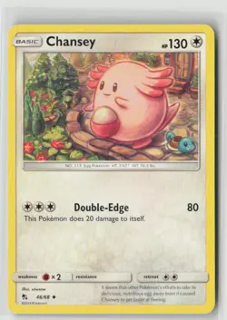 CHANSEY 46/68 UNCOMMON HIDDEN FATES POKEMON NM/M SOWSOW - Image 1