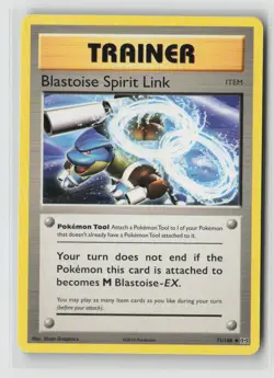 BLASTOISE SPIRIT LINK 73/108 UNCOMMON EVOLUTIONS POKEMON NM/M 5BAN GRAPHICS - Image 1