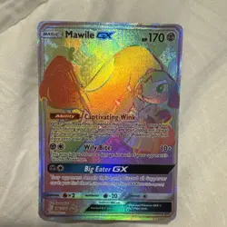 Pokemon Mawile GX 246/236 Sun & Moon Unified Minds Rainbow Rare Near Mint - Image 2