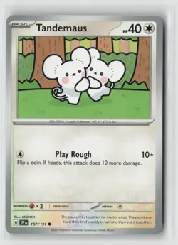 TANDEMAUS 157/191 COMMON SURGING SPARKS POKEMON NM/M USGMEN - Image 1
