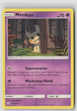 MIMIKYU 96/236 UNCOMMON COSMIC ECLIPSE POKEMON NM/M - Image 1