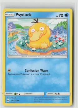 PSYDUCK 28/149 COMMON SM BASE SET POKEMON NM/M - Image 1