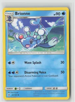 BRIONNE 40/149 UNCOMMON SM BASE SET POKEMON NM/M - Image 1
