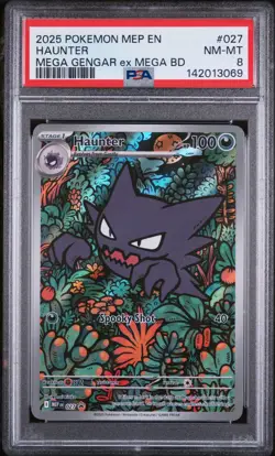 Haunter 027 PSA 8 Mega Gengar EX Mega Battle Deck Pokemon - Image 1