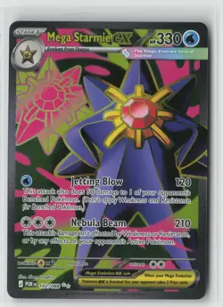 MEGA STARMIE EX 102/088 ULTRA RARE PERFECT ORDER POKEMON NM/M - Image 1