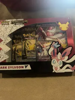 Pokemon 2022 Celebrations Dark Sylveon V Collection Box Sealed - Image 1