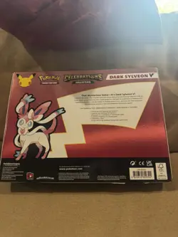 Pokemon 2022 Celebrations Dark Sylveon V Collection Box Sealed - Image 2