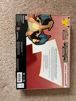 Pokemon TCG Celebrations Lance's Charizard V and Dark Sylveon V Collection Box - Image 5