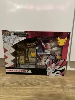 Pokemon TCG Celebrations 25th Anniversary Dark Sylveon V Collection Box (DESC) - Image 1