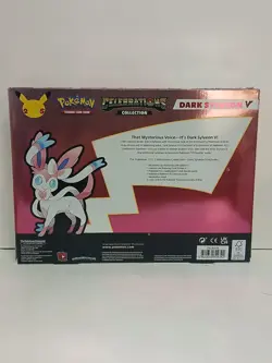New Sealed Pokemon 25th Anniversary Celebrations Dark Sylveon V Collection Box - Image 2
