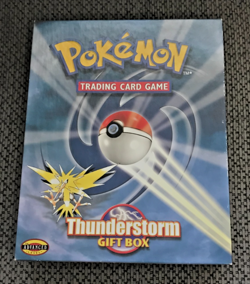 Pokemon TCG Thunderstorm Gift Box 1999 Just Box and Accessories (No Cards) - Image 1