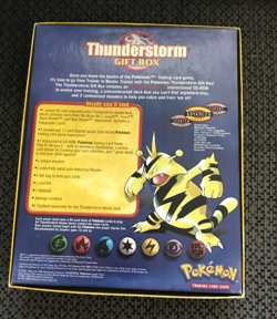 Pokemon TCG Thunderstorm Gift Box 1999 Just Box and Accessories (No Cards) - Image 2