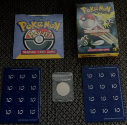 Pokemon TCG Thunderstorm Gift Box 1999 Just Box and Accessories (No Cards) - Image 5