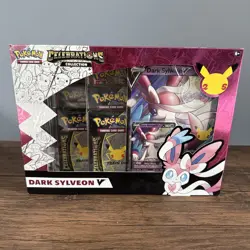 Pokemon TCG Celebrations 25th Anniversary Dark Sylveon V Collection Box Sealed - Image 1