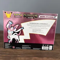 Pokemon TCG Celebrations 25th Anniversary Dark Sylveon V Collection Box Sealed - Image 2