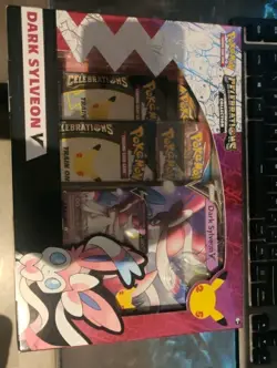 Pokemon TCG 25th Anniversary Celebrations Dark Sylveon V Collection Box | Sealed - Image 1