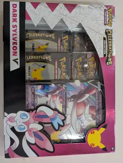 Pokemon TCG Celebrations Dark Sylveon V Collection Factory Sealed Box - Image 1