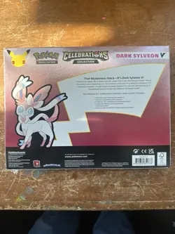 Pokemon TCG Celebrations Dark Sylveon V Collection Box Factory Sealed - Image 2