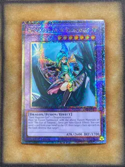 Yugioh Dark Magician Girl the Dragon Knight RA03-EN258 Quarter Century 1st Ed NM - Image 1