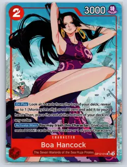 Boa Hancock (Alternate Art) OP12-014 Legacy of the Master One Piece NM - Image 1