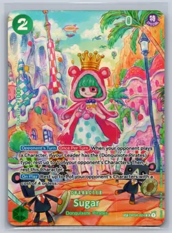 Sugar (SP) OP04-024 Super Rare Wings of the Captain One Piece NM - Image 1