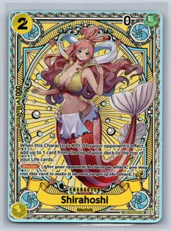 Shirahoshi (SP) EB01-057 Super Rare A Fist of Divine Speed One Piece NM - Image 1