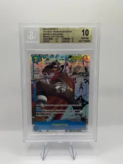 One Piece Premium Best SOGEKING MANGA ENGLISH BGS 10 Pristine OP03-122 - Image 1