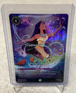 Disney Lorcana Pocahontas Winterspell ENCHANTED Colors Of The Wind 228/204. - Image 1