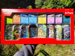 Pokemon Prismatic Evolutions Mini Tins 8-pack: Costco Exclusive - FACTORY SEALED - Image 1