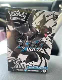 Sealed Pokemon TCG Scarlet & Violet Black Bolt Booster Bundle Box 6 Packs - Image 1