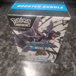 Pokemon TCG Scarlet Violet Black Bolt Booster Bundle 6 Packs New and Sealed - Image 1