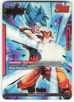 Son Goku FB01-001 L Alt Art Dragon Ball Super Card - Image 2