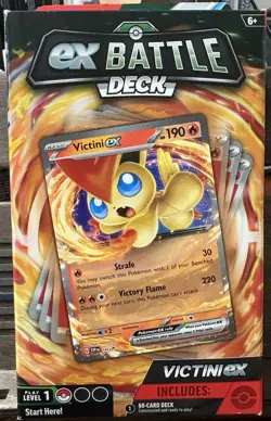 Pokemon TCG Factory Sealed Victini ex Battle Deck - 60 Card Deck - Image 1
