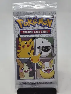 Pokemon TCG General Mills 25th Anniversary 3-card Booster Pack - Sealed Rare - Image 1