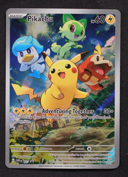 Pokemon TCG SV: Scarlet & Violet Promo Cards #027 Pikachu NM - Image 1