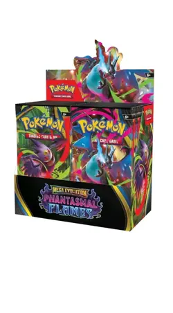 PRESALE Pokemon Mega Evolution Phantasmal Flames Booster Display Box (36 Packs) - Image 1