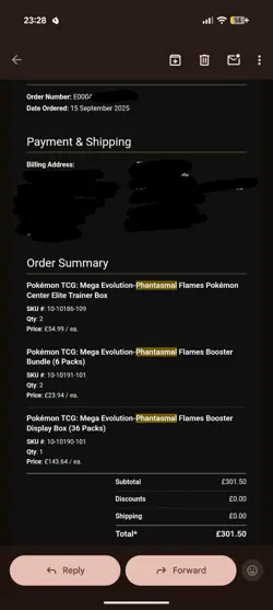 PRESALE Pokemon Mega Evolution Phantasmal Flames Booster Display Box (36 Packs) - Image 2