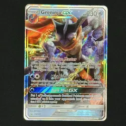 GRENINJA GX Black Star Promo Detective Pikachu Movie Pokemon Card Holo SM197 LP - Image 1