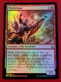 1x Warbringer | FOIL | Dragons of Tarkir | MTG Magic Cards - Image 1