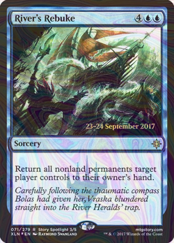 Foil River's Rebuke - Ixalan Promos | MTG Card - Image 1