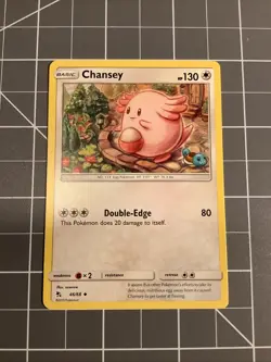 Pokemon Chansey 46/68 Uncommon Basic Pokemon Card 2019 - Image 1
